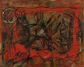 Ribeiro, Lance (Artist). Burnt Landscape, 1966 | Painting