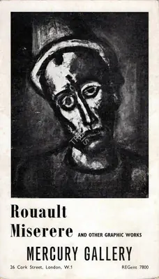 Rouault, Georges (Artist). Rouault Miserere and Other Graphic Works, 1948 | Solo Exhibition Catalogue | 00876317
