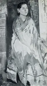 Palsikar, Shankar (Artist). A Portrait, 1954 | Painting