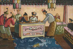 Krishna, Devayani (Artist). Sikkim Series, 1950 | Painting