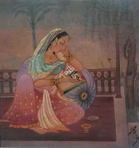 Pal, Pran (Artist). The Artist, n.d. | Painting