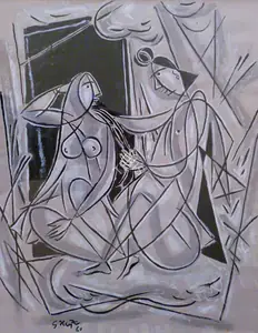 Keyt, George (Artist). Untitled, 1960 | Painting