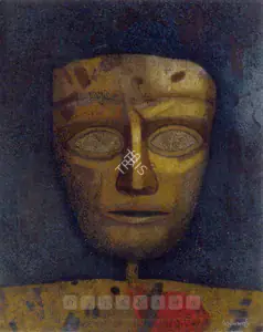 Pyne, Ganesh (Artist). The Mask, 2001 | Painting