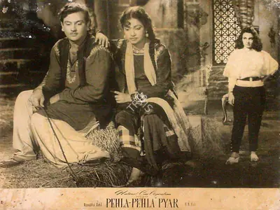 Daljeet (Producer), Pahela Pahela Pyar, 1958 | Lobby Card