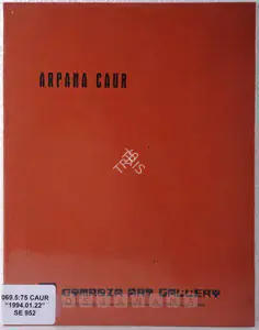 Caur, Arpana (Artist). Arpana Caur, 1994 | Solo Exhibition Catalogue | 00875439