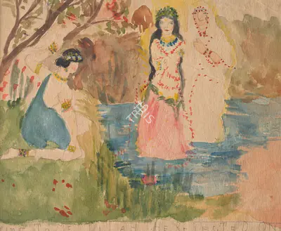 Sher-Gil, Amrita (Artist). Untitled, 1923 | Painting