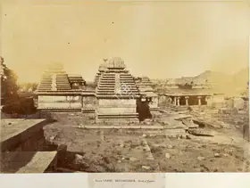 Pigou, William Henry (Photographer), Beejanuggur. Group of Temples, c.1857 | Antiquarian Photograph