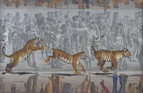 Chowdhury, Barun (Artist). The Inception of Rampage, 2019 | Painting