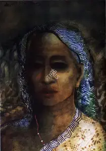 Menon, Anjolie Ela (Artist). Partha, n.d. | Painting
