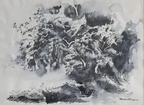 Chaturvedi, P.N. (Artist). Untitled, 2002 | Painting