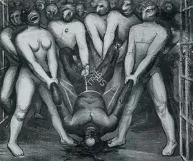 Siqueiros, David Alfaro (Artist). Cain in the United States, n.d. | Graphic Art