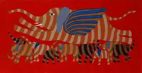 Shyam, Rajendra Kumar (Artist). Untitled (Gond Art), n.d. | Painting