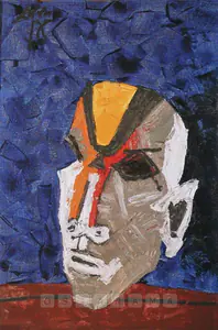 Husain, M.F. (Artist). Brahmin, n.d. | Painting