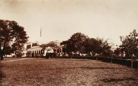 Dayal, Lala Deen (Photographer), Residency front view Odeypur, c.1890 | Antiquarian Photograph