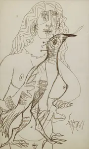 Souza, F.N. (Artist). Untitled, 1961 | Drawing