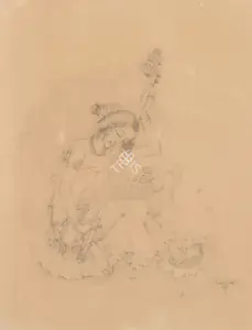 Ukil, Sarada (Artist). Saraswati, 1937 | Painting