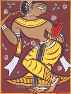 Roy, Jamini (Artist). Gopini, n.d. | Painting
