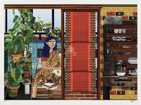 Prasad, Sadhna (Artist). Floor, 2018 | Print