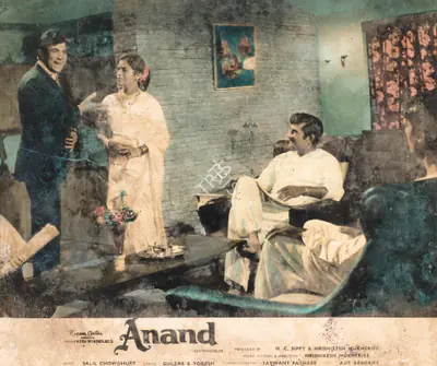 Pathare, Jaywant (Cinematographer), Anand, 1970 | Lobby Card