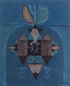 Paniker, K.C.S. (Artist). The Symbol, 1941 | Painting