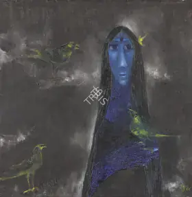 Shah, Haku (Artist). Untitled, 1988 | Painting