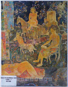 Burman, Sakti (Artist). Sakti Burman, 1999 | Solo Exhibition Catalogue | 00875434