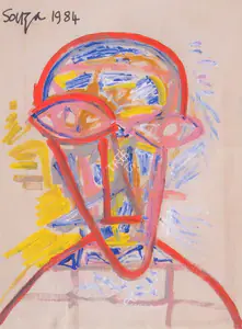 Souza, F.N. (Artist). Untitled, 1984 | Painting