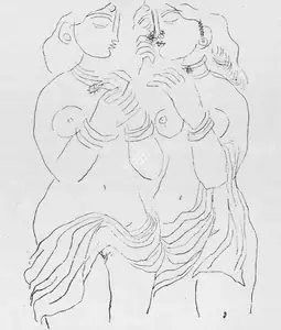 Rajavelu, S.K. (Artist). Untitled, n.d. | Drawing
