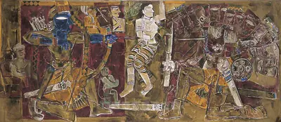 Alphonso (Artist). Ramayana, 1970 | Painting