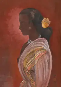 Dey, Manishi (Artist). Daughter of the soil, 1956 | Painting