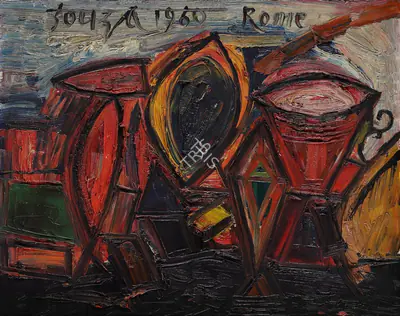 Souza, F.N. (Artist). Rome, 1960 | Painting