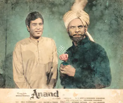 Pathare, Jaywant (Cinematographer), Anand, 1970 | Lobby Card