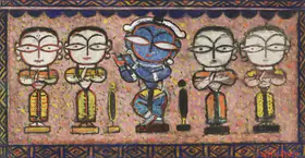 Roy, Jamini (Artist). Untitled, n.d. | Painting