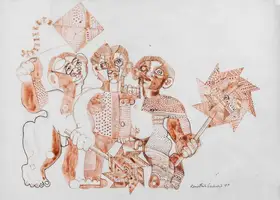 Gaekwad, Ranjitsinhrao (Artist). Untitled, 1997 | Painting