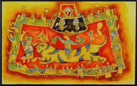Smart, Jagdeep (Artist). Yellow Tiger, 2001 | Painting