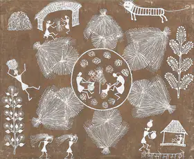 Mashe, Jivya Soma (Artist). Untitled, n.d. | Painting