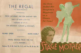 Brabin, Charles (Director), Stage Mother, 1933 | Handbill