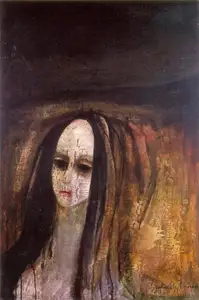 Menon, Anjolie Ela (Artist). Desert, 1971 | Painting