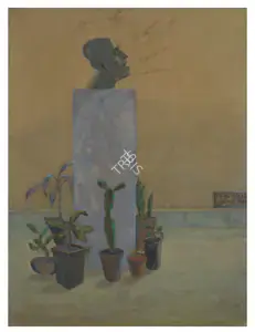 Dodiya, Atul (Artist). Silence Please, 1985 | Painting