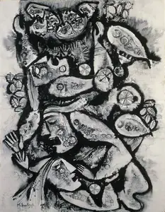 Senathipathi, M. (Artist). Untitled, 1986 | Painting