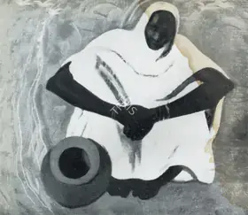Sanyal, B.C. (Artist). The Empty Pot, n.d. | Painting