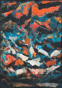 Raza, S.H. (Artist). Studio Sketch, 2005 | Painting
