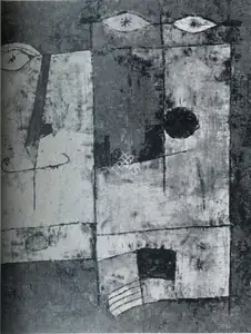 Gaitonde, V.S. (Artist). Masks, n.d. | Painting