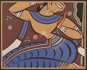 Roy, Jamini (Artist). Untitled, n.d. | Painting