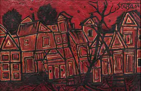 Souza, F.N. (Artist). Untitled, 1964 | Painting