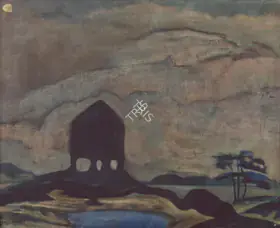 Roerich, Nicholas (Artist). The Hut, 1920 | Painting