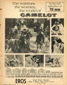 Warner, Jack L. (Producer), Camelot, 1967 | Advertisement