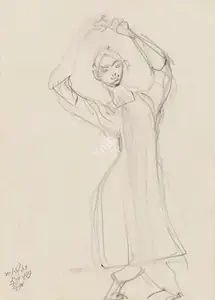 Mukherjee, Meera (Artist). Untitled, 1963 | Drawing
