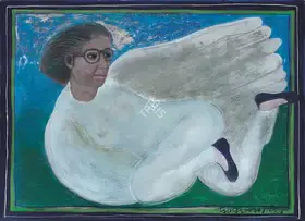 Pal, Gogi Saroj (Artist). Kinnari series, 1989 | Painting