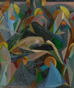 Sabavala, Jehangir (Artist). The Descent from the Cross, 1959 | Painting